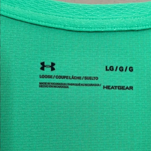 Under Armour Green Fitted Short Sleeve Tee - Picture 7 of 9